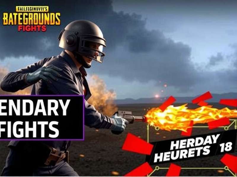 PUBG Hero Legendary Fights Official Banner PUBG Hero Legendary Fights Game Banner